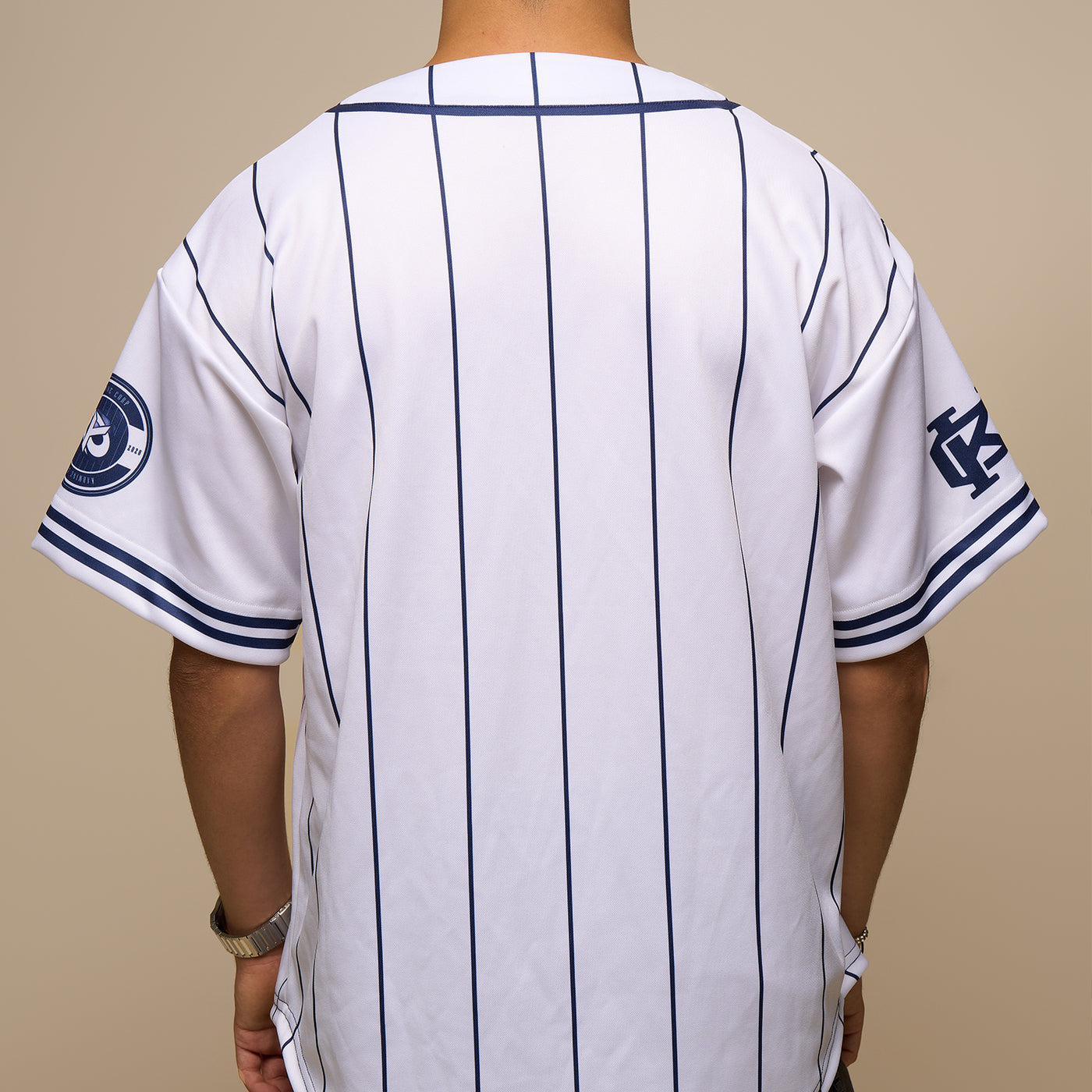 Chemise Baseball Blanche