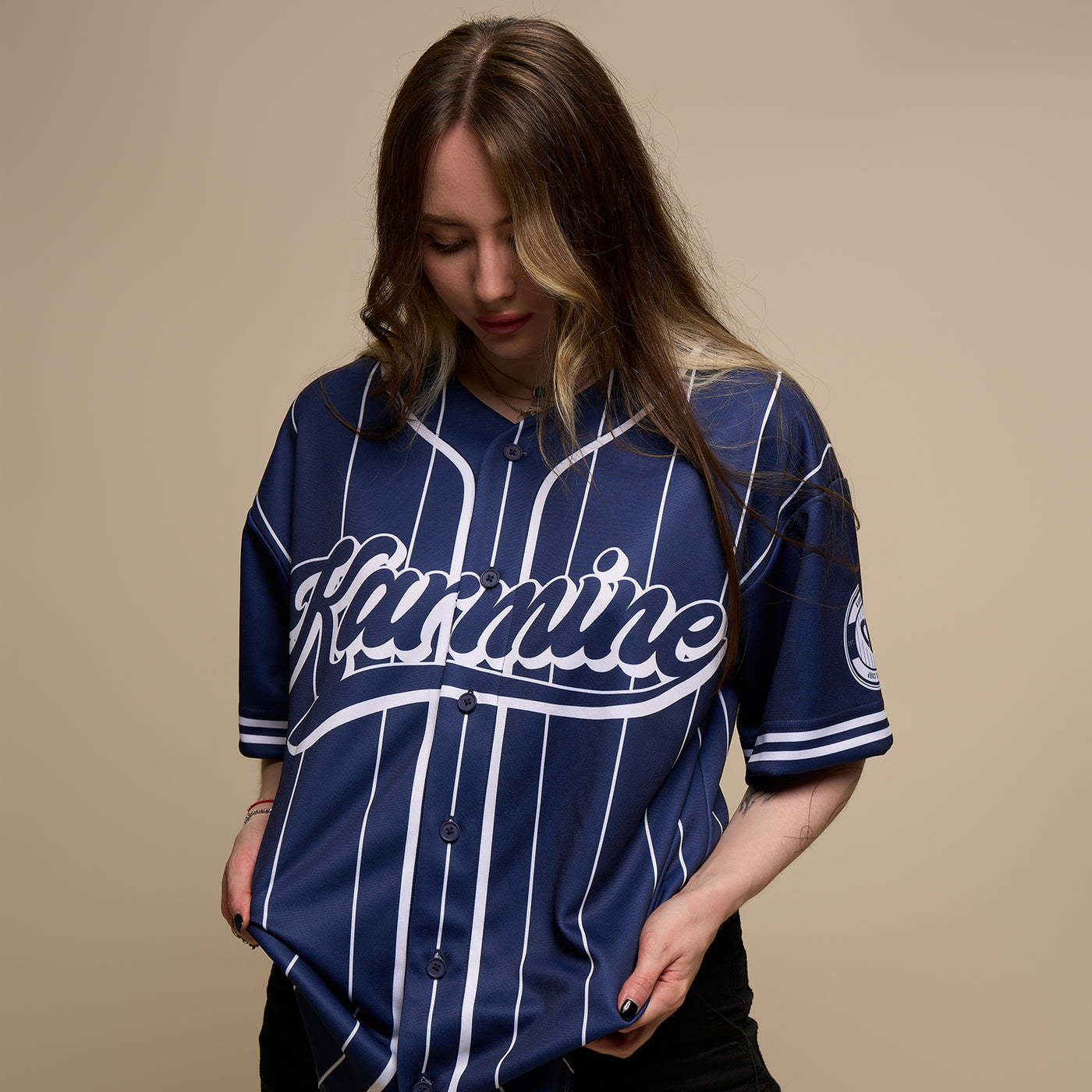 Chemise Baseball Bleu