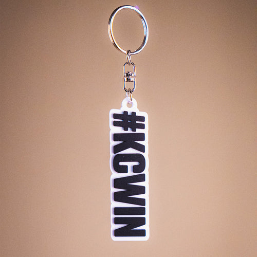 #KCWIN Black key ring